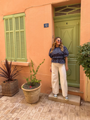 Blouse pois rose Dolce Maison Aona vue de profil gauche