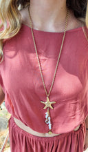Collier sautoir avec étoile de mer et coquillages - Vaea