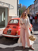 Robe crochet ivoire Riviera Maison Aona